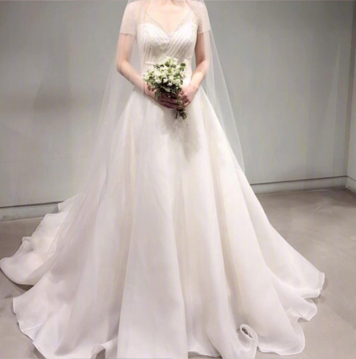 女孩穿上白纱最美的模样_最全婚纱款式图片