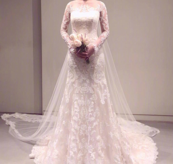 女孩穿上白纱最美的模样_最全婚纱款式图片
