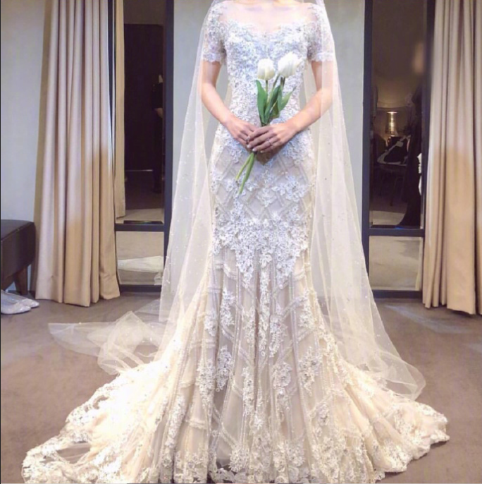 女孩穿上白纱最美的模样_最全婚纱款式图片