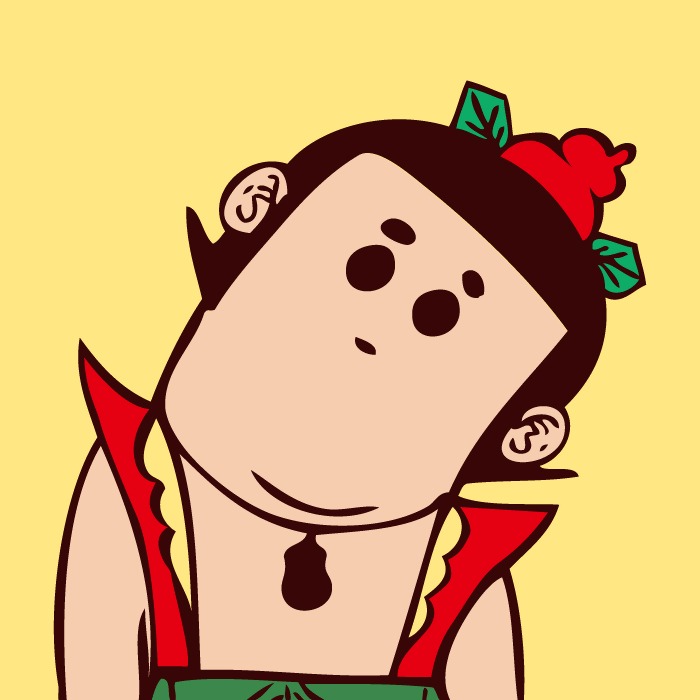 卡通歪脖子头像图片_歪脖子qq情侣头像卡通