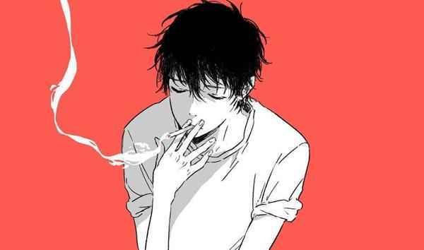 抽烟头像图片_抽烟男生头像吧