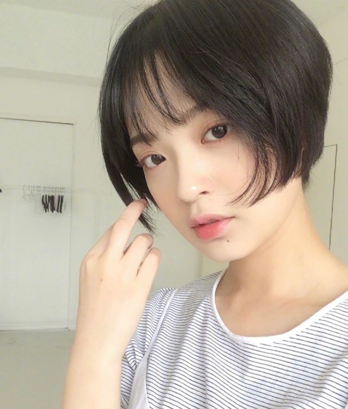 韩国短发发型图片_韩式短发发型齐耳短发美女自