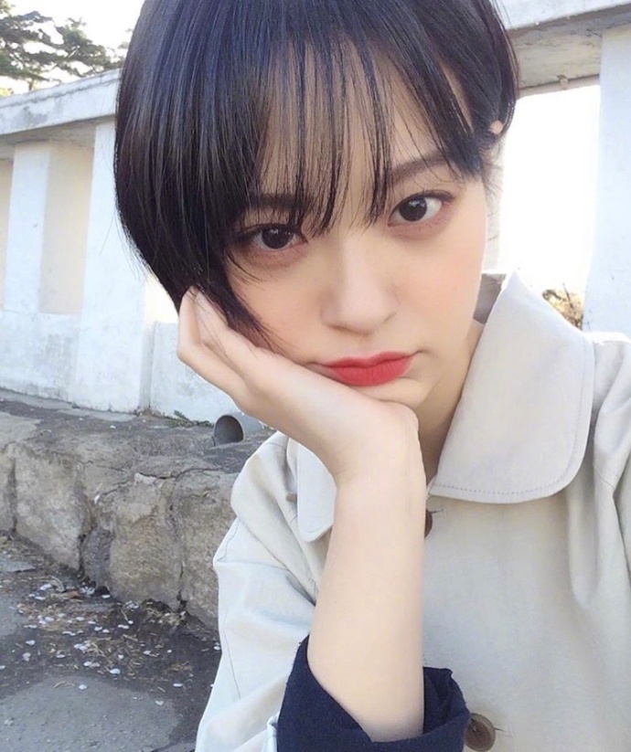 韩国短发发型图片_韩式短发发型齐耳短发美女自