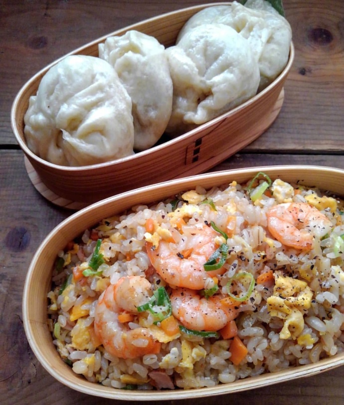 虾仁蛋炒饭美图