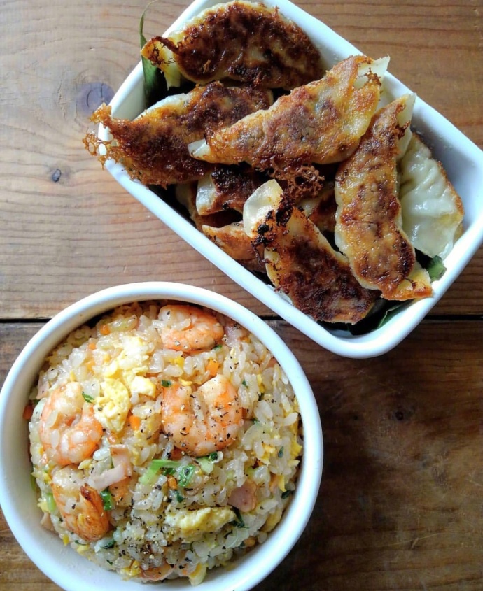 虾仁蛋炒饭美图