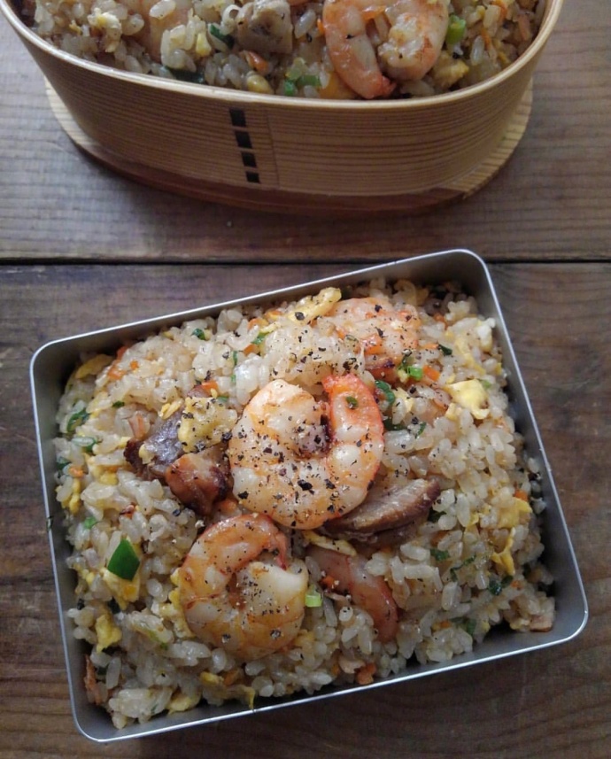 虾仁蛋炒饭美图