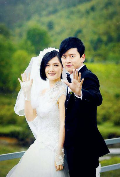四川明星夫妻张杰谢娜婚纱照大全