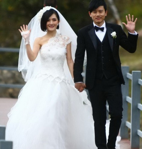 四川明星夫妻张杰谢娜婚纱照大全