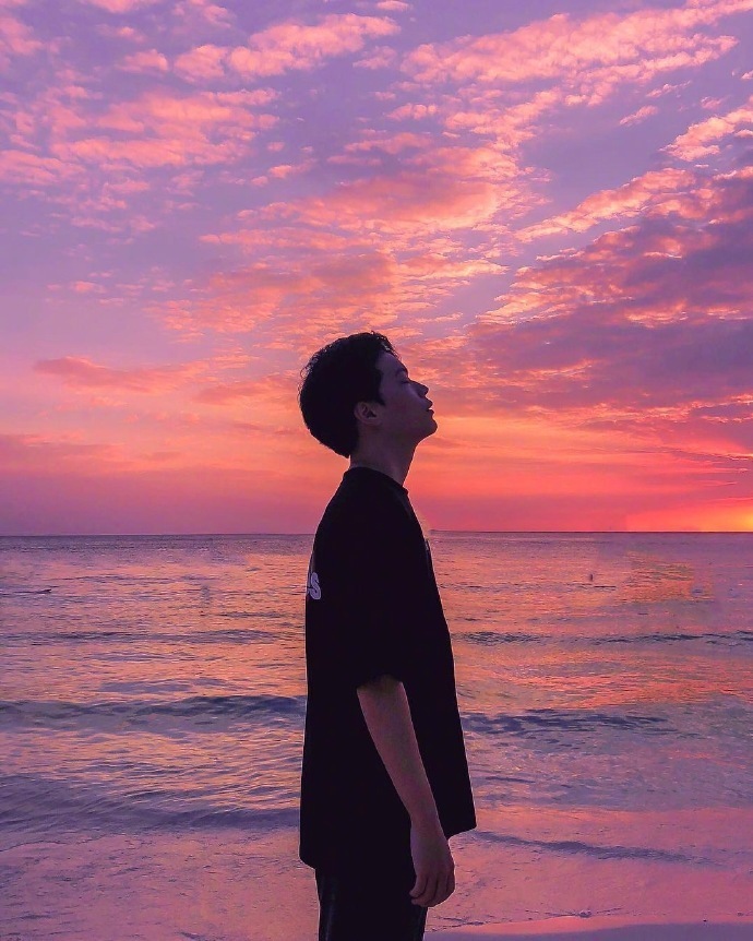 唯美夕阳图片_我喜欢落日,不管发生什么明天照样