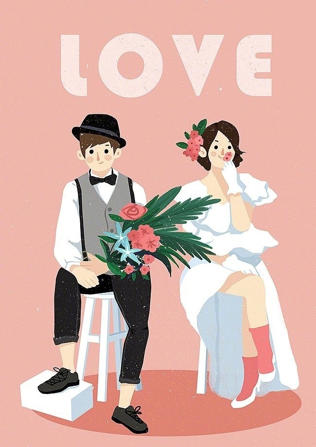 漫画情侣壁纸_唯美情侣图像