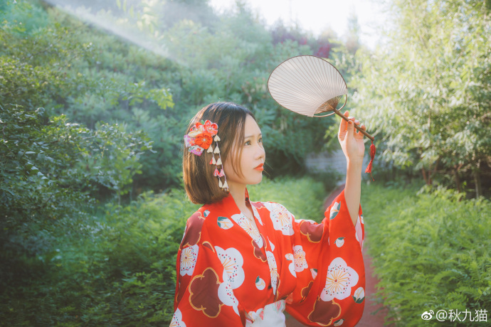 清纯美女的和服闺蜜照