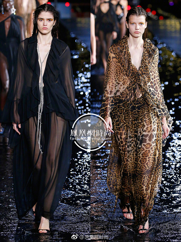 欧美时尚品牌YvesSaintLaurent2019春夏时装周