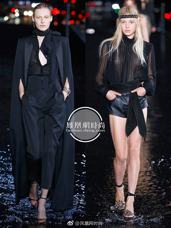 欧美时尚品牌YvesSaintLaurent2019春夏时装周