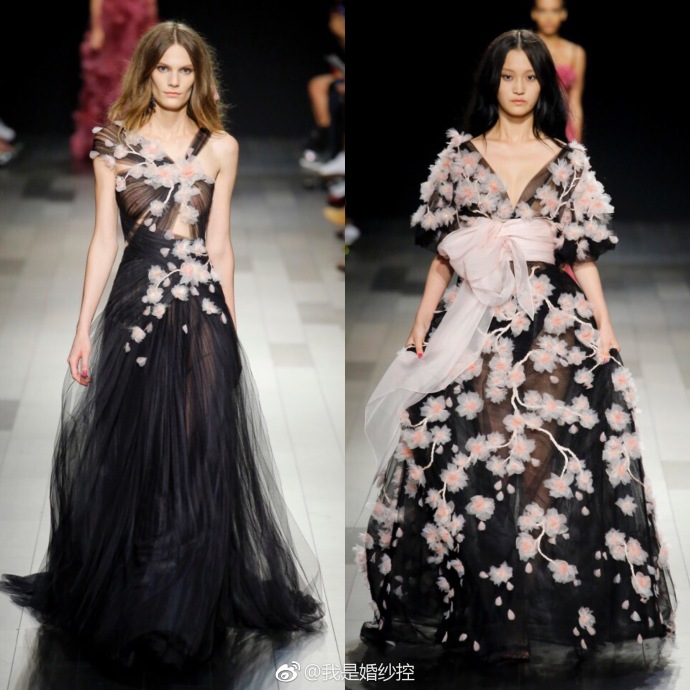 Marchesa Spring 2018婚纱图片