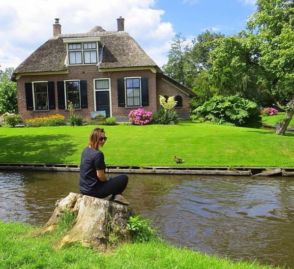 荷兰羊角村Giethoorn风景图片梦想和你住在这里