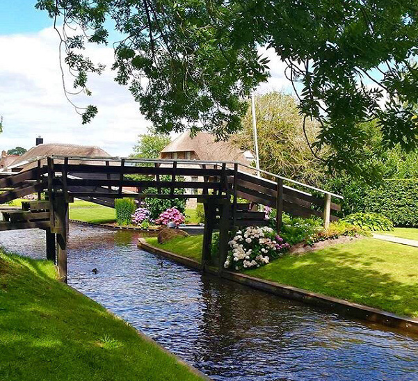 荷兰羊角村Giethoorn风景图片梦想和你住在这里