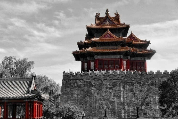 北京的故宫红历史的紫禁城图片