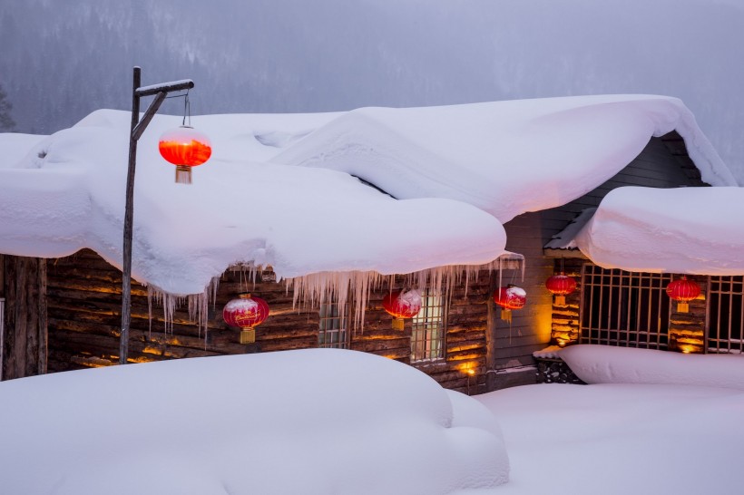 中国雪乡图片_黑龙江雪乡风景图片