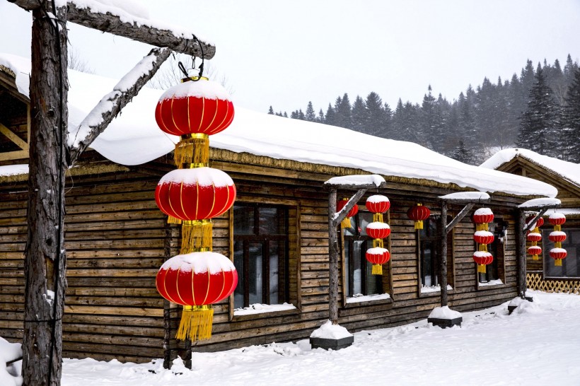 中国雪乡图片_黑龙江雪乡风景图片