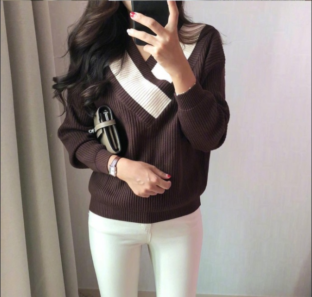针织衫怎么搭配_女人味的秋冬针织衫搭配