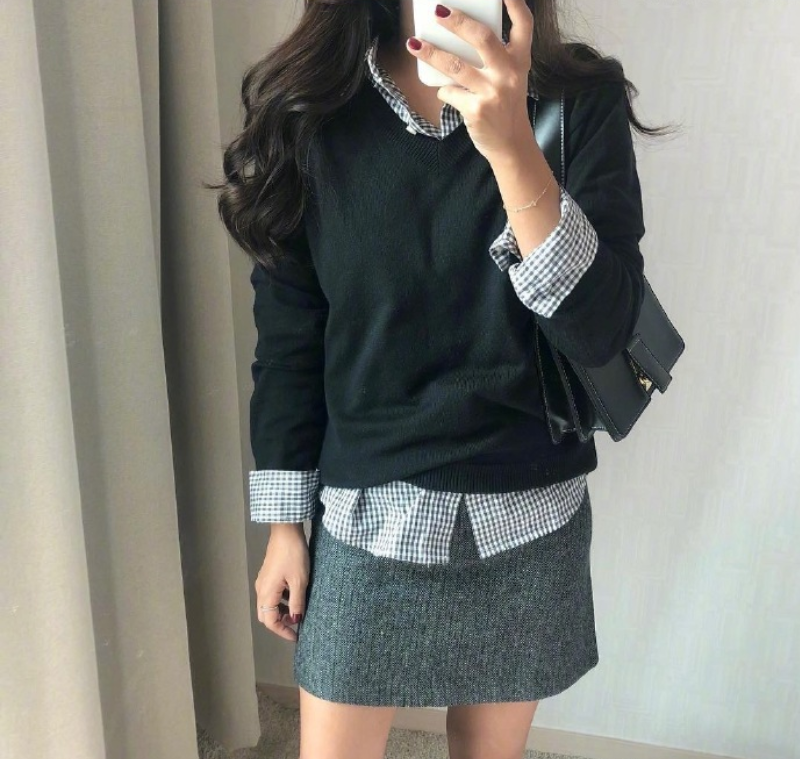 针织衫怎么搭配_女人味的秋冬针织衫搭配
