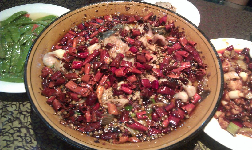 川菜美食麻辣水煮鱼图片