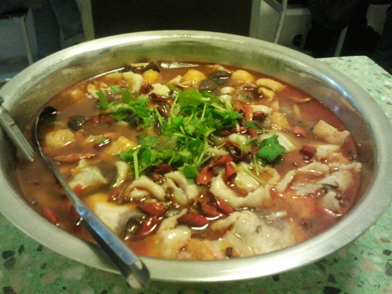 川菜美食麻辣水煮鱼图片