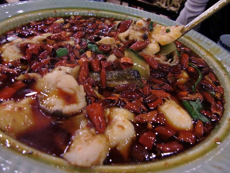 川菜美食麻辣水煮鱼图片