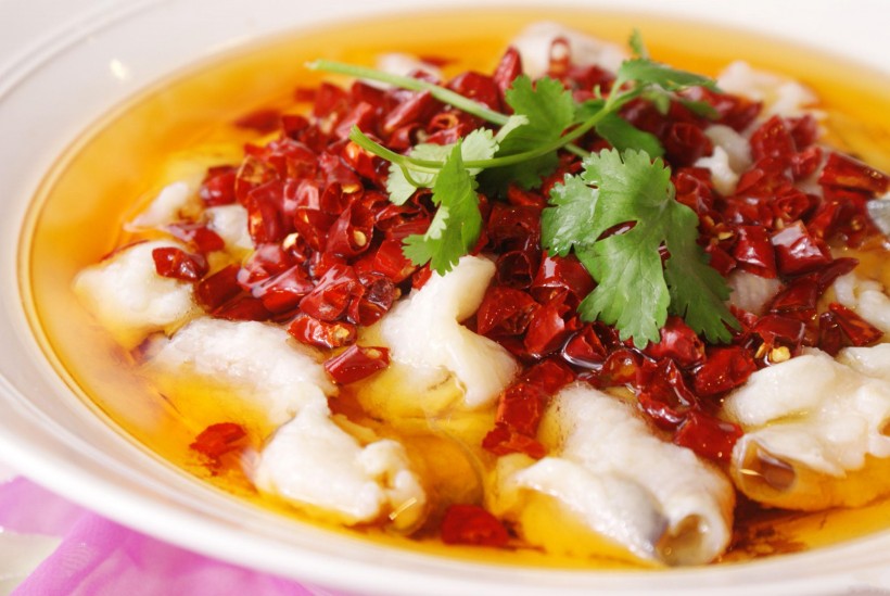 川菜美食麻辣水煮鱼图片