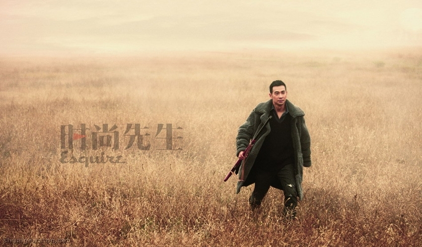 武打明星赵文卓时尚先生帅气写真图片