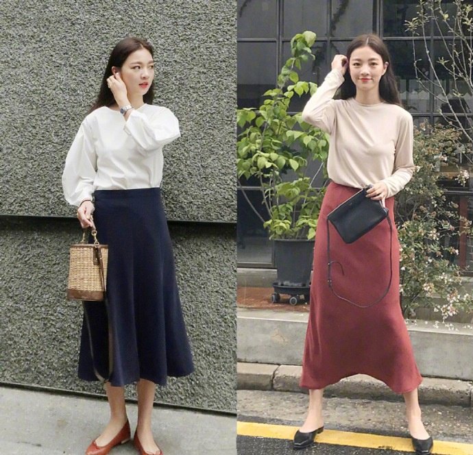 2018秋冬温柔气质感的女生穿搭示范