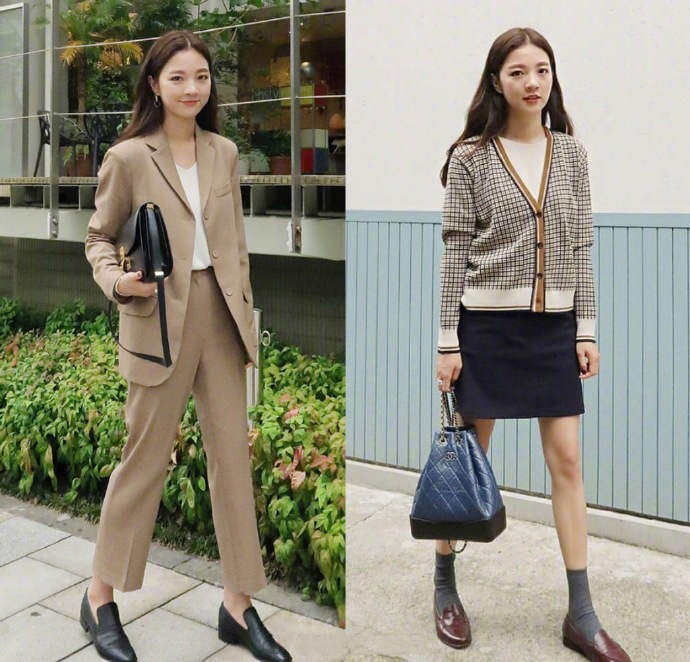 2018秋冬温柔气质感的女生穿搭示范