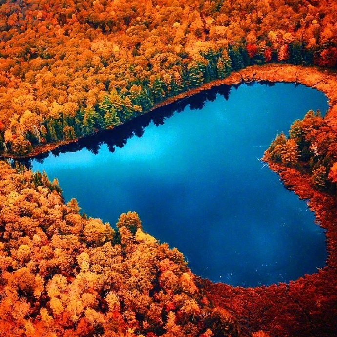 秋天风景图片 人生变得美好而辽阔
