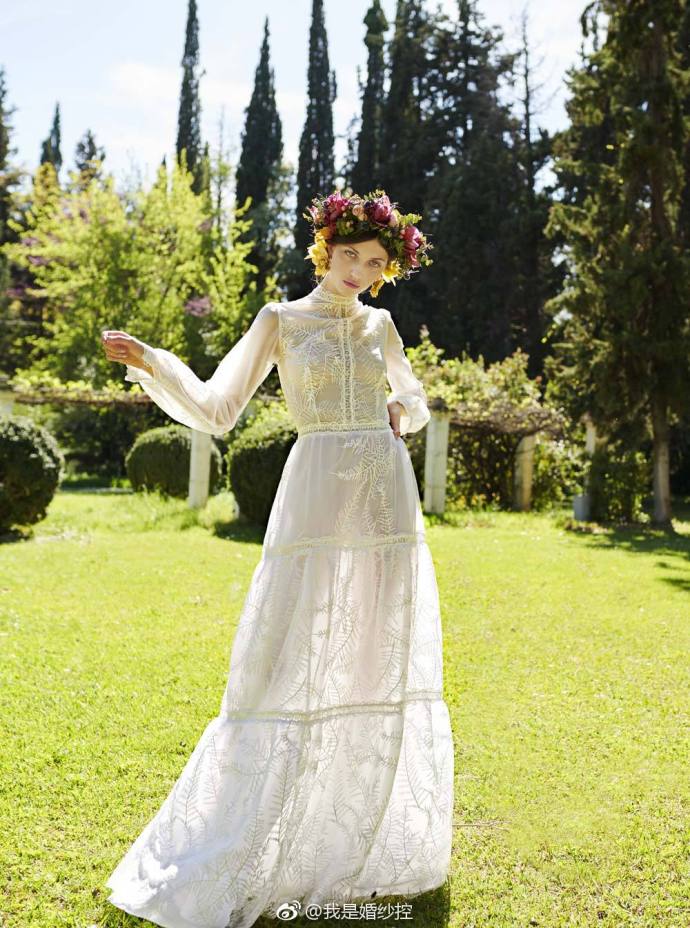 Costarellos2019春夏系列波西米亚风婚纱礼服图片