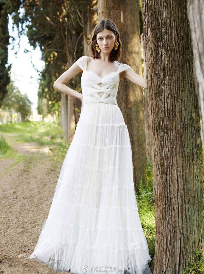 Costarellos2019春夏系列波西米亚风婚纱礼服图片