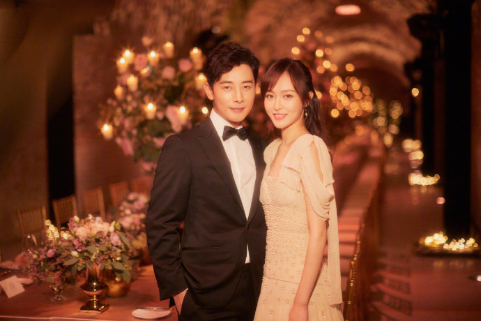 中国明星夫妻唐嫣罗晋婚礼图片