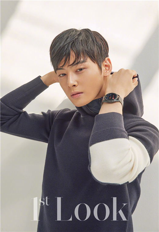 韩国男明星车银优《1st LOOK》2018年11月刊封面大片