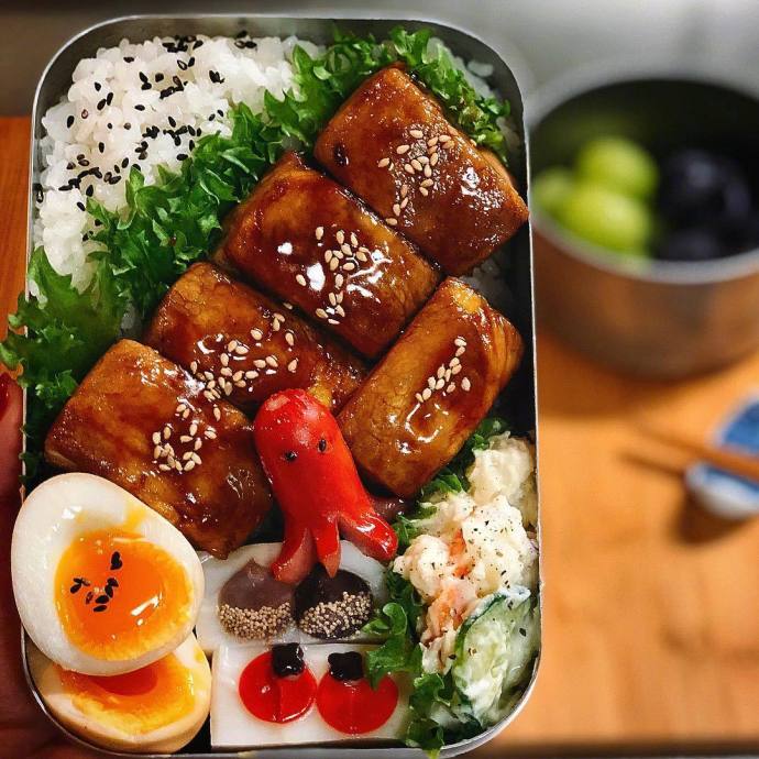让人食欲满满的便当图片