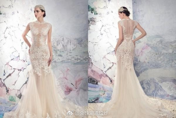 俄罗斯婚纱品牌Papilio少女心的梦幻公主风婚纱图