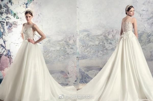 俄罗斯婚纱品牌Papilio少女心的梦幻公主风婚纱图
