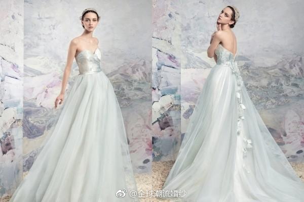 俄罗斯婚纱品牌Papilio少女心的梦幻公主风婚纱图