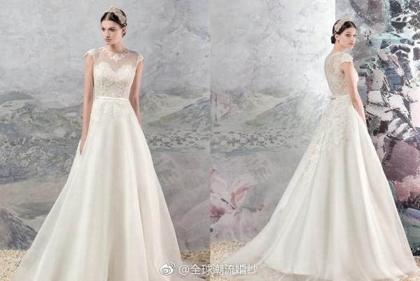 俄罗斯婚纱品牌Papilio少女心的梦幻公主风婚纱图