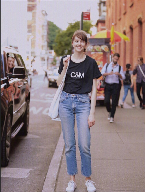法国美女模特Tess Angel时尚街拍图片