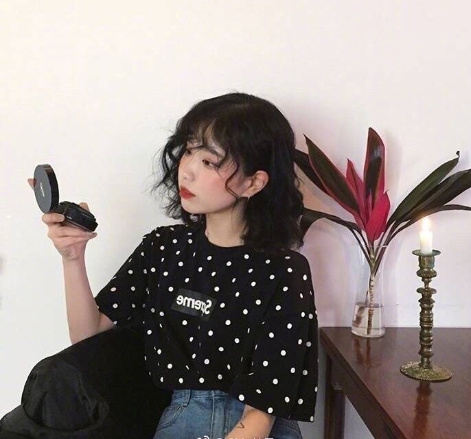 今年超流行的齐肩超卷发搭配