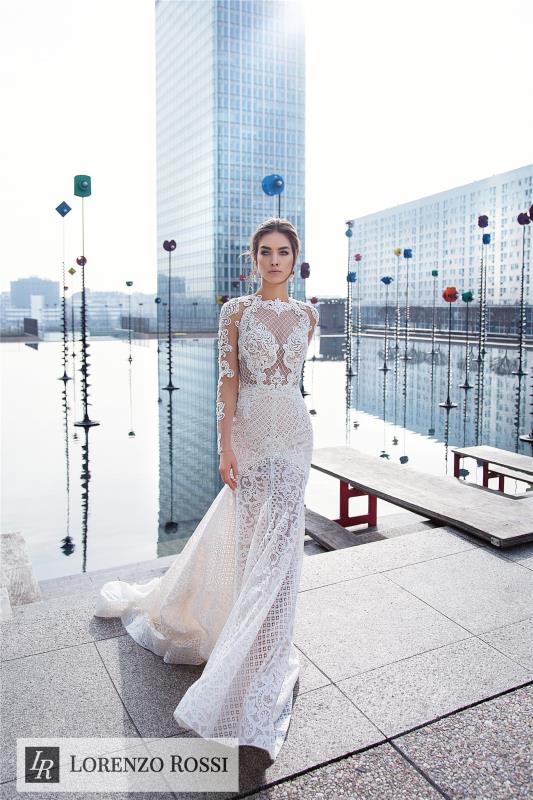 Lozenzo Rossi 2018重工鱼尾裙婚纱礼服图片