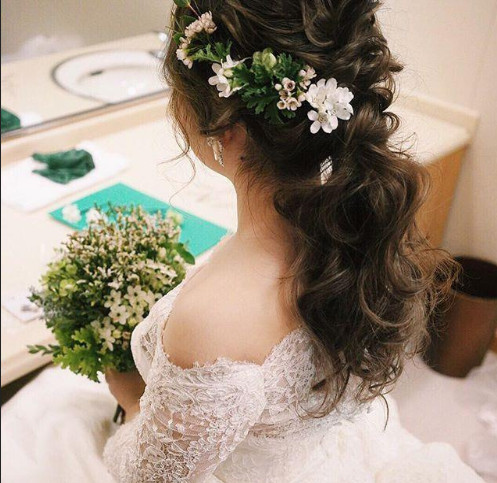 时尚新娘发型图片 婚礼那天必须要从头美到脚