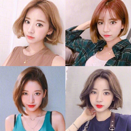 今年流行女生短发发型图片