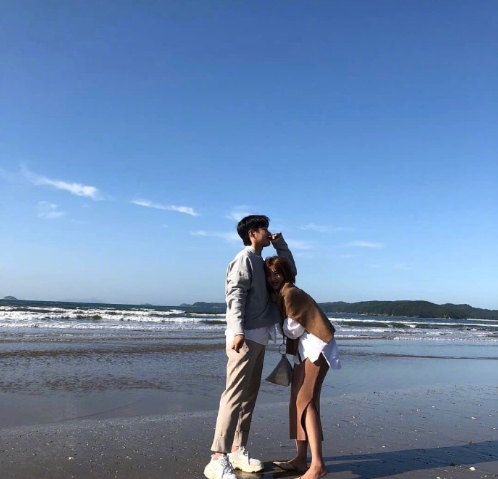 情侣合照的甜蜜暴击浪漫情侣图片
