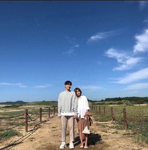 情侣合照的甜蜜暴击浪漫情侣图片