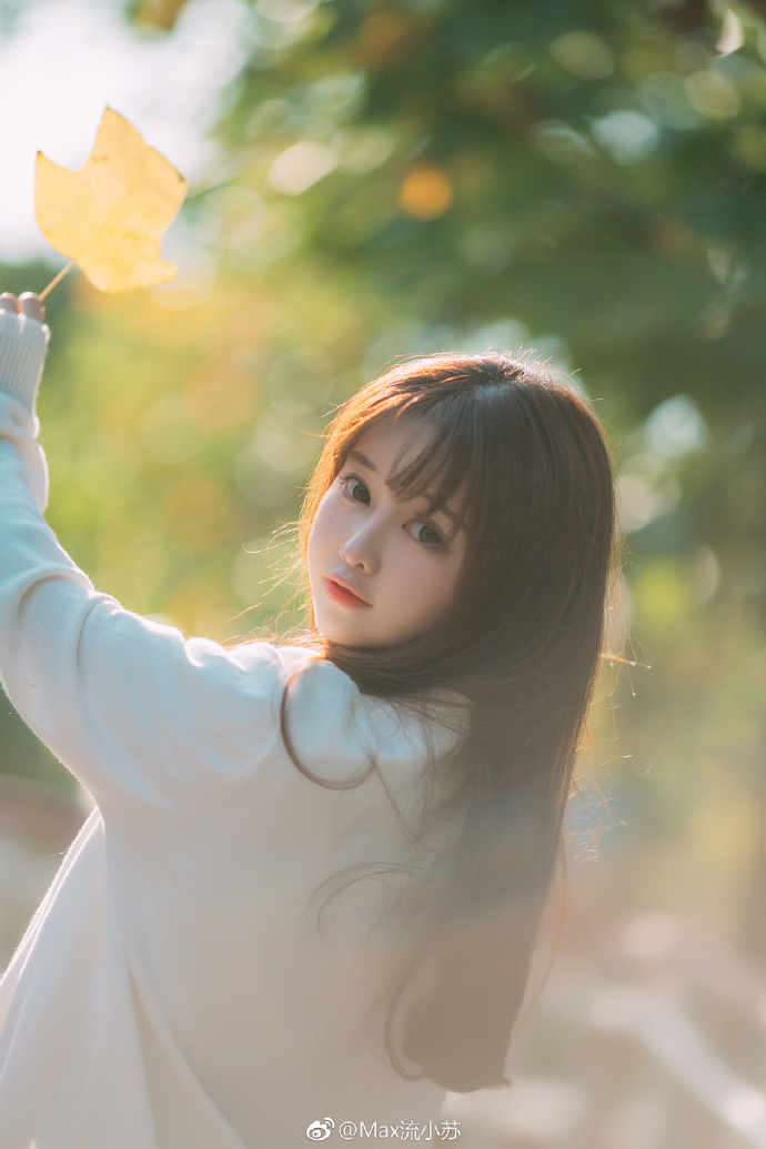 清纯美女兰幼金秋日唯美写真